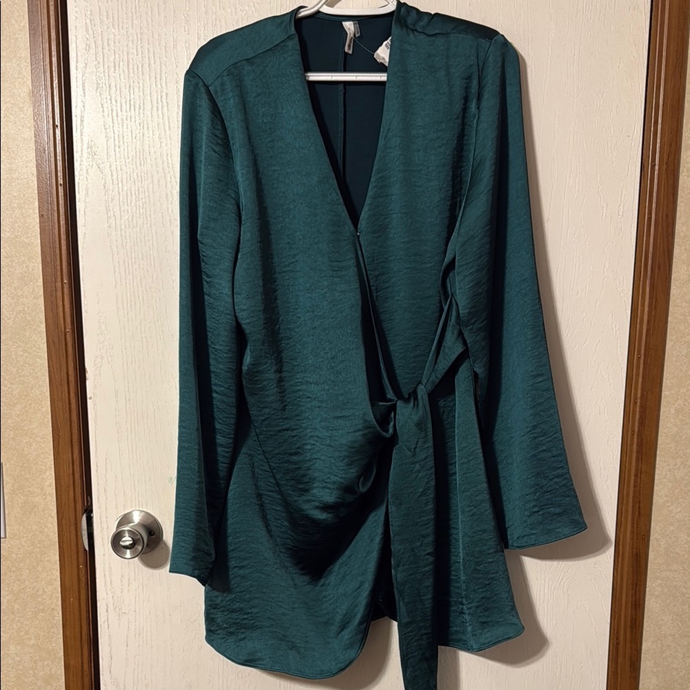 Glam Teal Dress